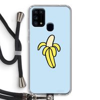 Banana: Samsung Galaxy M31 Transparant Hoesje met koord Banana: Samsung Galaxy M31 Transparant Hoesje met koord