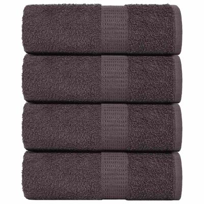 Washandjes 4 st 15x21 cm 360 g/m 100% katoen antracietkleurig