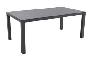 Suns Monte Vari tuintafel Matt royal grey - Carbon Stone - 180 x 100 cm.