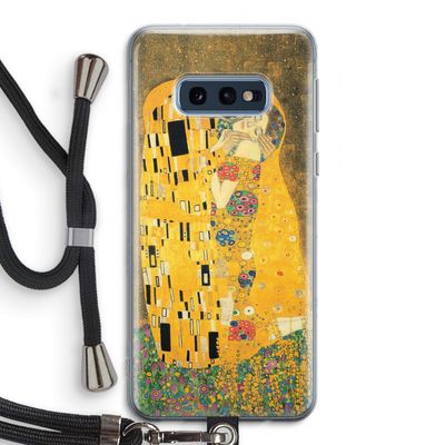 Der Kuss: Samsung Galaxy S10e Transparant Hoesje met koord