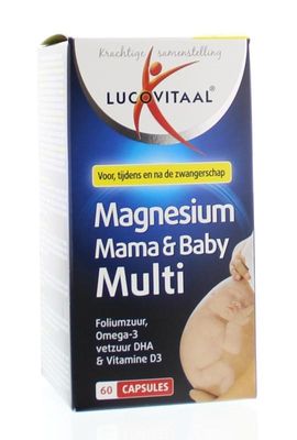 Lucovitaal Magnesium mama & baby multi (60 caps)