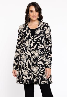 Yoek Blazer A-lijn NORALY | Zwart | Maat 58/60