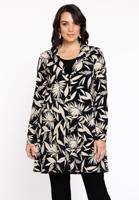 Yoek Blazer A-lijn NORALY | Zwart | Maat 58/60