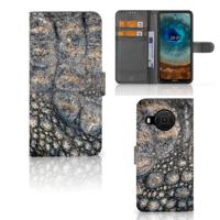 Nokia X10 | Nokia X20 | Telefoonhoesje | Met pasjeshouder | Krokodillenprint