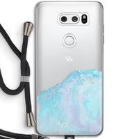 Fantasie pastel: LG V30 Transparant Hoesje met koord