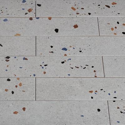 Dateg Wandtegel Terrazzo Mat Grijs 7,5x30 Inhoud doos 0,5m2