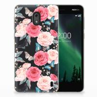 Nokia 2 | TPU Case | Butterfly Roses