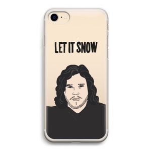 Let It Snow: iPhone 7 Transparant Hoesje