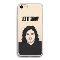 Let It Snow: iPhone 7 Transparant Hoesje