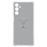 Samsung Galaxy M54 Stevig | Bumper Hoesje | Grijs Baby Olifant