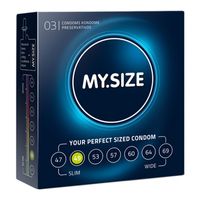 my size - natural latex condom 49 width 3 st. - thumbnail