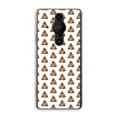 Poop emoji: Sony Xperia Pro-I Transparant Hoesje