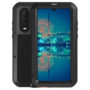 Love Mei Powerful Huawei P30 Hybrid Case (Geopende verpakking - Uitstekend) - Zwart