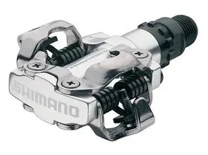 Pedaalset Shimano SPD M520 met plaatjes SM-SH51 - zilver
