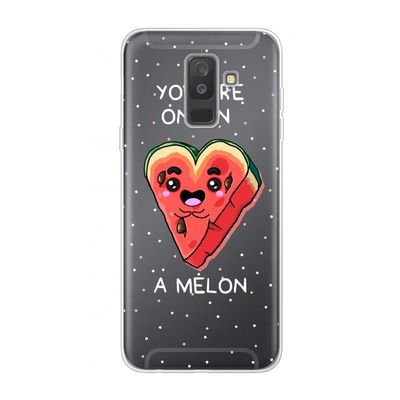 One In A Melon: Samsung Galaxy A6 Plus (2018) Transparant Hoesje