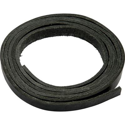 Creativ Company Leerband, b: 10 mm, dikte 3 mm, zwart, 2 m/ 1 doos