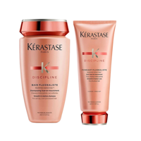 Kérastase Discipline Bain Fluidealiste Shampoo + Conditioner Set voor beschadigd en onbehandeld haar