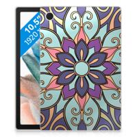 Samsung Galaxy Tab A8 2021/2022 | Siliconen hoesje | Purple Flower