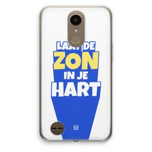 Laat de zon in je hart: LG K10 (2017) Transparant Hoesje