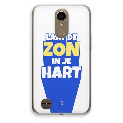 Laat de zon in je hart: LG K10 (2017) Transparant Hoesje