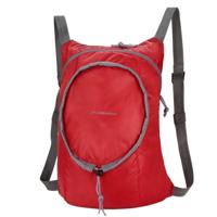 Nylon waterdichte opvouwbare rugzak vrouwen mannen reizen Portable comfort lichtgewicht opslag vouwen tas (rood)