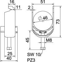 OBO Bettermann 1187238 Beugelklem 1 stuk(s) - thumbnail