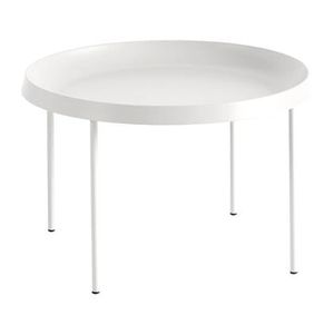 "HAY Tulou Bijzettafel -  Ø 55 cm - Off White "