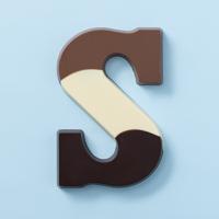 Chocoladeletter zebra (200 gram)