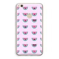 Smiley watermeloenprint: Huawei Ascend P8 Lite (2017) Transparant Hoesje