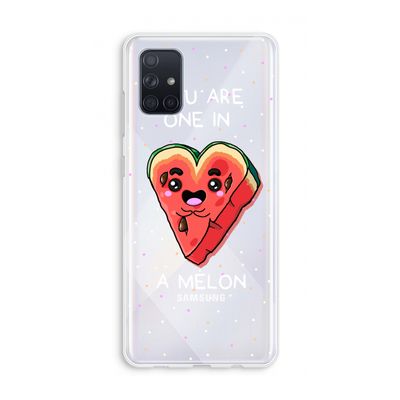 One In A Melon: Galaxy A71 Transparant Hoesje