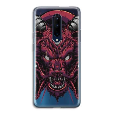 Hell Hound and Serpents: OnePlus 7 Pro Transparant Hoesje