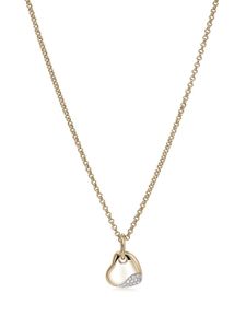 John Hardy collier Pebble Heart en or 14ct