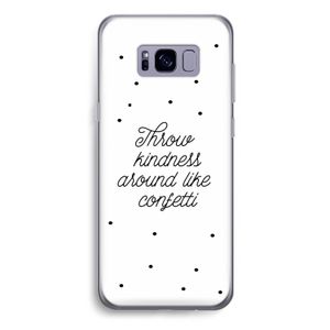 Confetti: Samsung Galaxy S8 Plus Transparant Hoesje