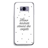 Confetti: Samsung Galaxy S8 Plus Transparant Hoesje