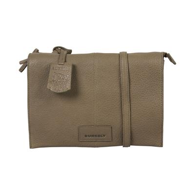 Burkely Soft Skylar Double pocket flap crossbody bag-Taupe
