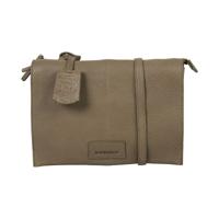 Burkely Soft Skylar Double pocket flap crossbody bag-Taupe