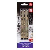 Sakura • pigma micron set zwart 05, 08 & gratis pn pen