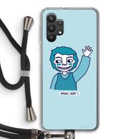 Zwaai: Samsung Galaxy A32 5G Transparant Hoesje met koord