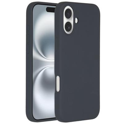 Accezz Liquid Silicone Backcover met MagSafe iPhone 16 Plus Telefoonhoesje Blauw