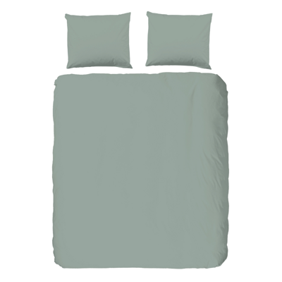 Dekbedovertrek Pure Uni Effen 200x200 Cm Lichtgroen Anti Allergie & Anti Huisstofmijt Pure - Dekbed-Discounter.nl