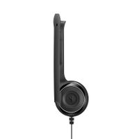 EPOS PC 8 USB On Ear headset Computer Kabel Stereo Zwart Microfoon uitschakelbaar (mute), Volumeregeling - thumbnail