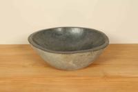 Aufsatzwaschbecken aus Flussstein RL040325, 50x51x15 cm