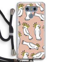 Papegaai: LG G6 Transparant Hoesje met koord