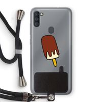 Frisco: Samsung Galaxy A11 Transparant Hoesje met koord