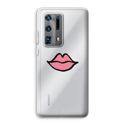 Kusje: Huawei P40 Pro Plus Transparant Hoesje