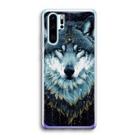 Darkness Wolf: Huawei P30 Pro Transparant Hoesje