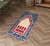 Bloempatroon Perzische Rechthoekig vinyl tapijt