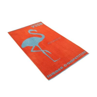 Vossen Vossen strandlaken Miss flamingo flesh red 100x180