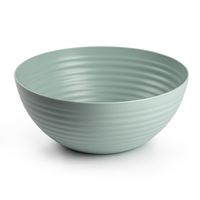 Serveerschaal/saladeschaal - D25 x H10.5 cm - kunststof - mintgroen Serveerschaal/saladeschaal - D25 x H10.5 cm - kunststof - mintgroen