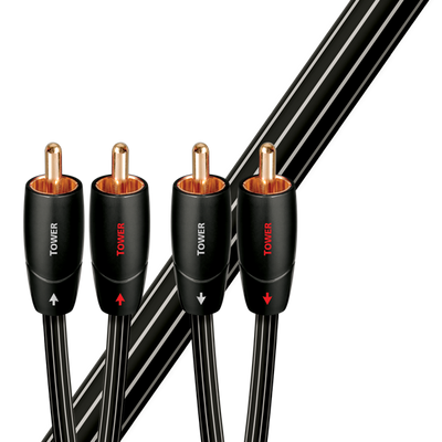 Audioquest Analoge Interconnect Tower 2x RCA - 2x RCA - 2 meter